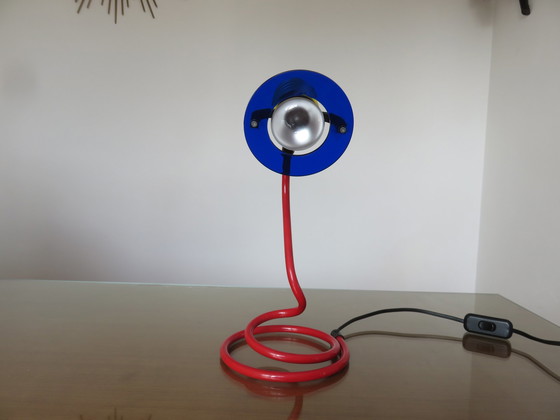 Image 1 of Lampe Spirale Couleurs Primaires, 1980, Style Memphis