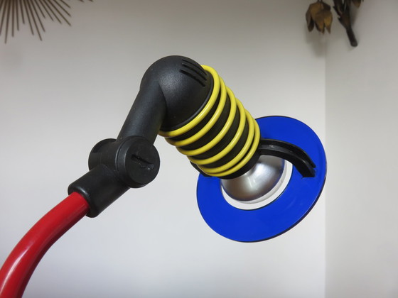 Image 1 of Lampe Spirale Couleurs Primaires, 1980, Style Memphis