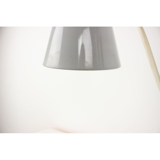 Image 1 of Lampe de table vintage en métal laqué et chrome avec hauteur réglable, Tchécoslovaquie 1960