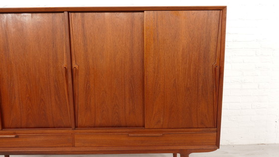 Image 1 of Armoire vintage | Design danois | Portes coulissantes | Gunni Omann | 180 cm