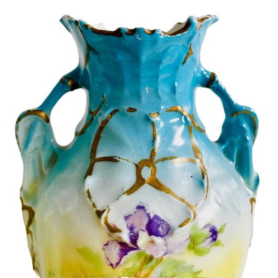 Image 1 of Ensemble de vases Art nouveau porcelaine Tchécoslovaquie années 1920