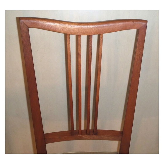 Image 1 of Ensemble de 4 chaises vintage 1950
