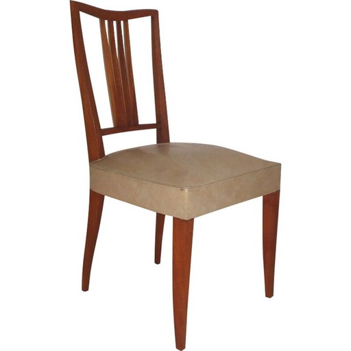 Ensemble de 4 chaises vintage 1950
