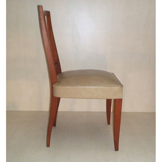 Image 1 of Ensemble de 4 chaises vintage 1950