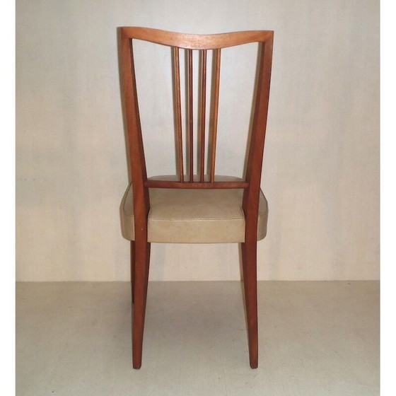 Image 1 of Ensemble de 4 chaises vintage 1950