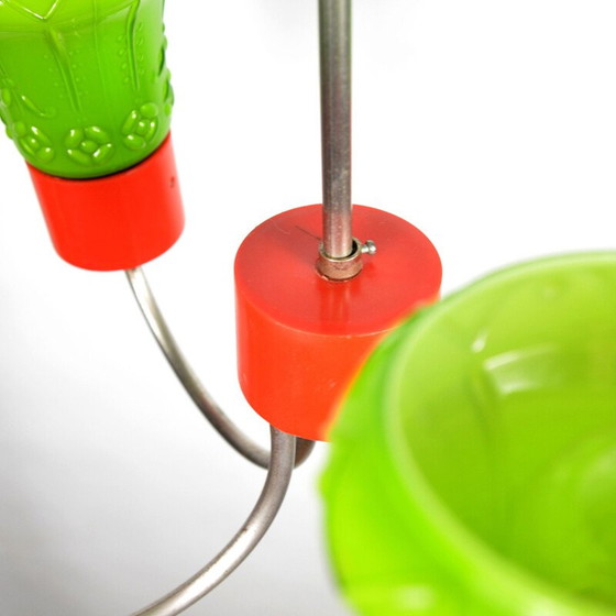 Image 1 of Lampe suspendue postmoderne vintage par Zzm Domgos Zabrze, Pologne 1970