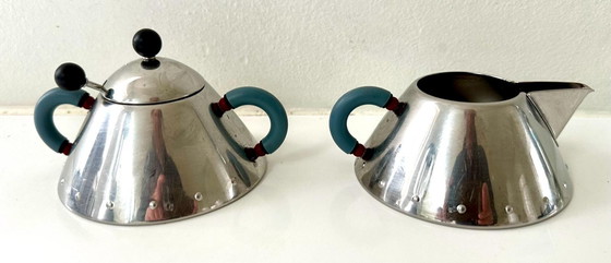 Image 1 of Alessi Sucrier avec cuillère et pot à lait