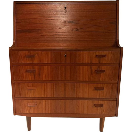Secrétaire vintage en teck, 1960