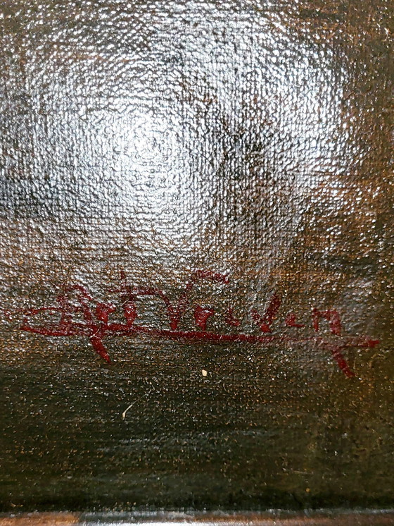 Image 1 of Thème peinture vintage Lions