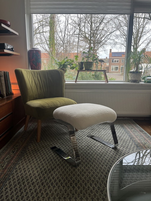 Hocker Vintage Danish Design Space Age