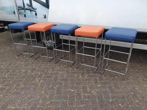 5X Bert Plantagie Tabourets de bar en houx