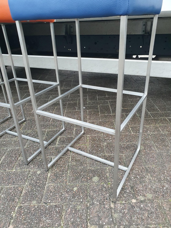 Image 1 of 5X Bert Plantagie Tabourets de bar en houx