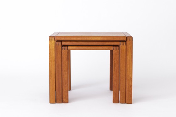 Image 1 of Ensemble de tables gigognes Vintage 1960S Teck danois