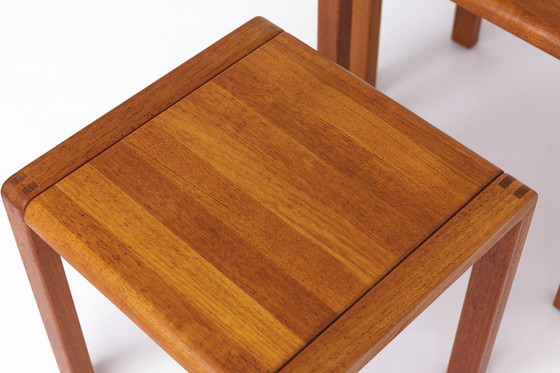 Image 1 of Ensemble de tables gigognes Vintage 1960S Teck danois