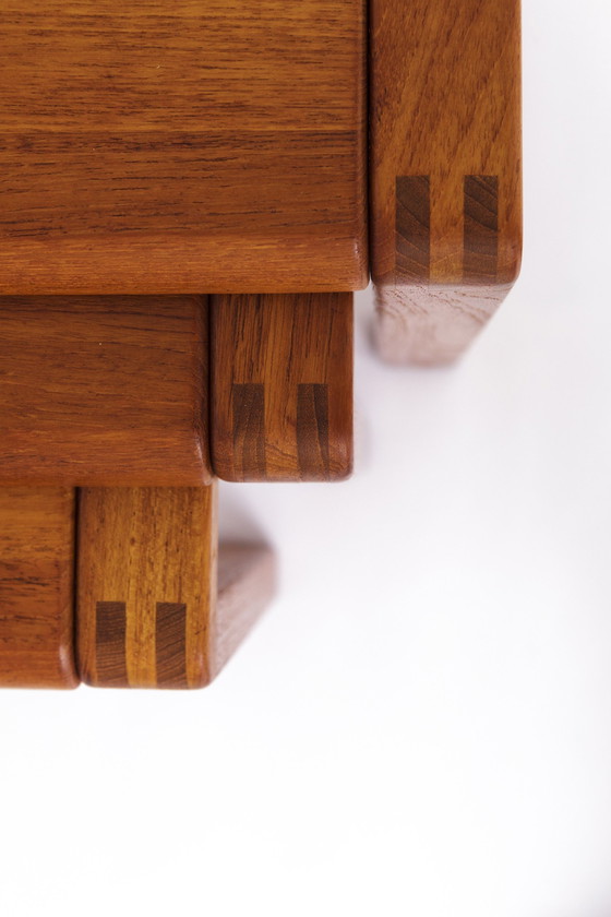 Image 1 of Ensemble de tables gigognes Vintage 1960S Teck danois