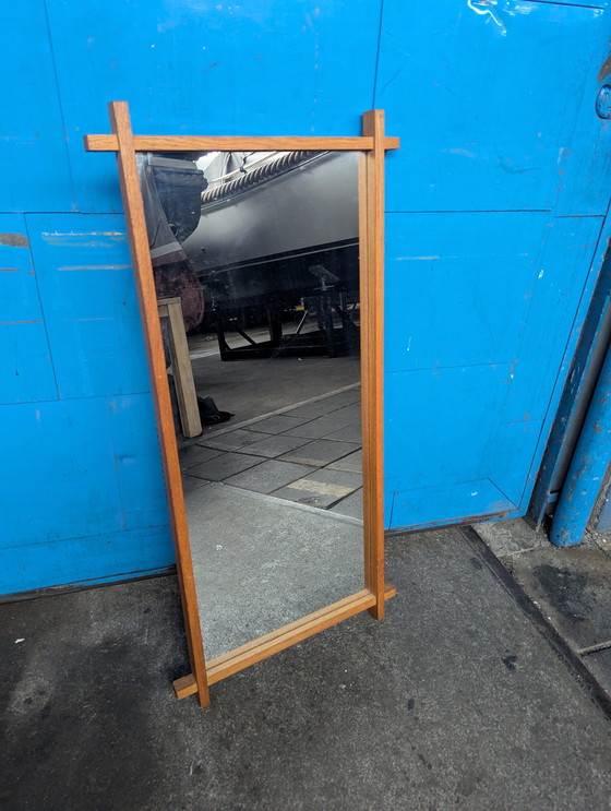 Image 1 of Miroir vintage en teck, Danemark, 1960S
