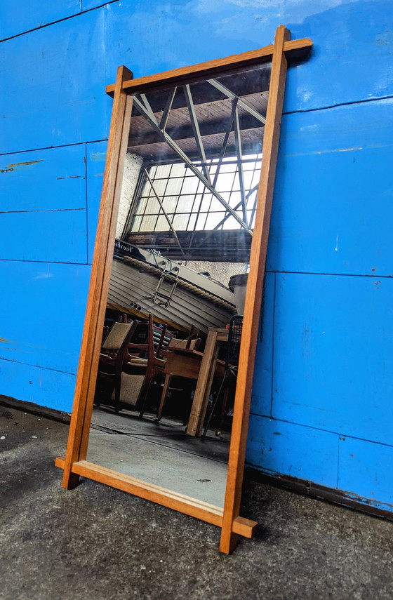 Image 1 of Miroir vintage en teck, Danemark, 1960S