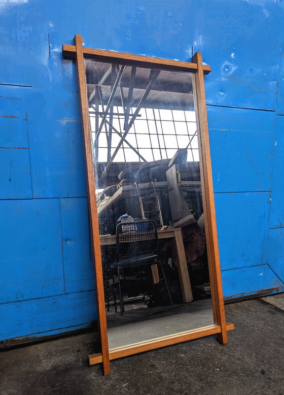 Image 1 of Miroir vintage en teck, Danemark, 1960S