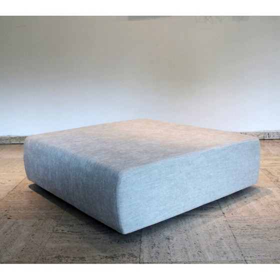 Image 1 of Pouf vintage Casa en bois de bouleau et tissu par Camerich