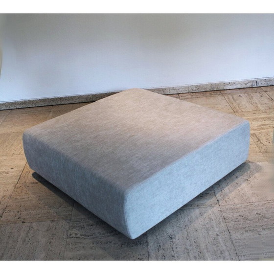 Image 1 of Pouf vintage Casa en bois de bouleau et tissu par Camerich