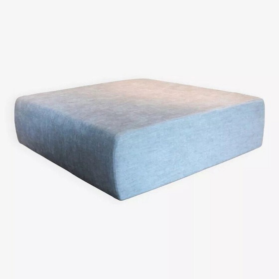 Image 1 of Pouf vintage Casa en bois de bouleau et tissu par Camerich