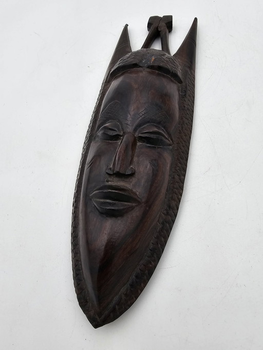 Masque Africain Ancien En Bois