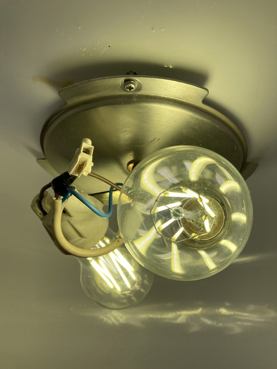 Image 1 of Grande Suspension Harvey Guzzini Made in Italie, Vintage Années 70