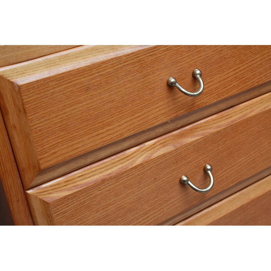 Image 1 of Bureau de dame vintage en bois de frêne, années 1950