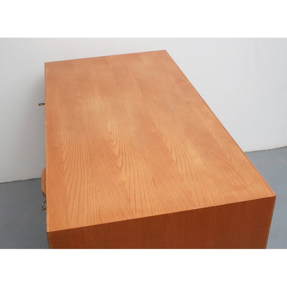 Image 1 of Bureau de dame vintage en bois de frêne, années 1950