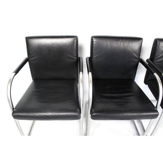 Image 1 of Ensemble de 6 chaises en cuir vintage par Antonio Citterio pour Vitra