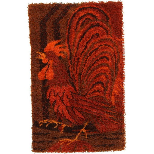 Tapis vintage danois en laine, 1970