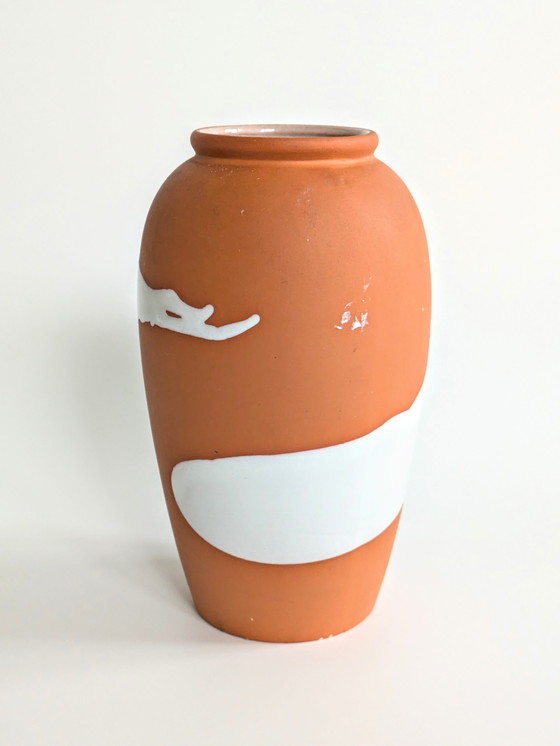 Image 1 of Vase Scheurich | Modèle 244-22 | 1980's Allemagne de l'Ouest Poterie