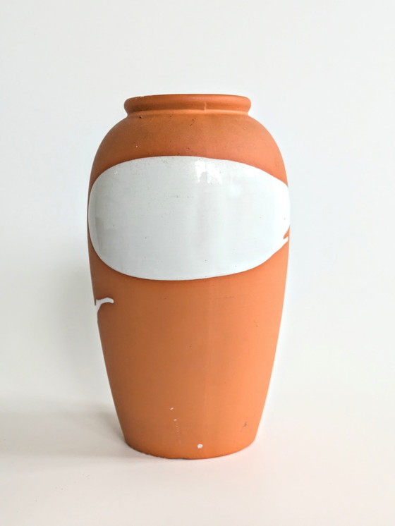 Image 1 of Vase Scheurich | Modèle 244-22 | 1980's Allemagne de l'Ouest Poterie