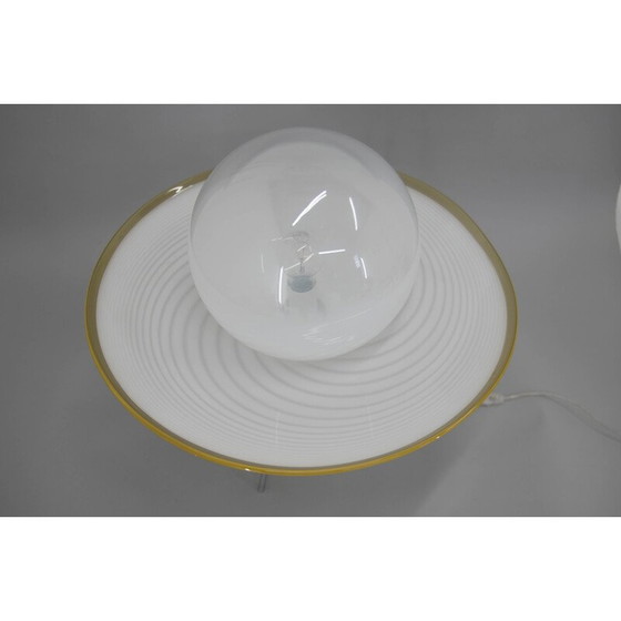 Image 1 of Lampe de table italienne vintage en verre de Murano, années 2000