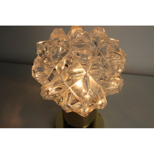 Lampe de table vintage par Kamenický Šenov, Tchécoslovaquie années 1960