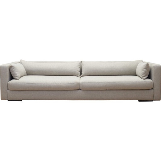 Canapé gris scandinave vintage, années 2000