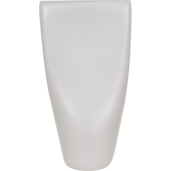 Image 1 of Vase sculptural vintage en céramique beige par Aza, 1980