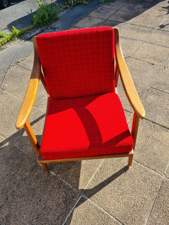 Image 1 of Fauteuil Scandinave En Teck, Années 1960