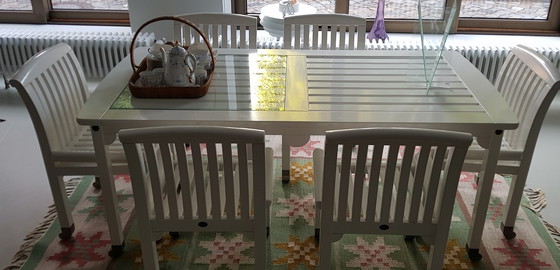 Image 1 of Groupe de salle à manger de la collection Eden par Kerstin Hörlin-Holmquist, 1970S