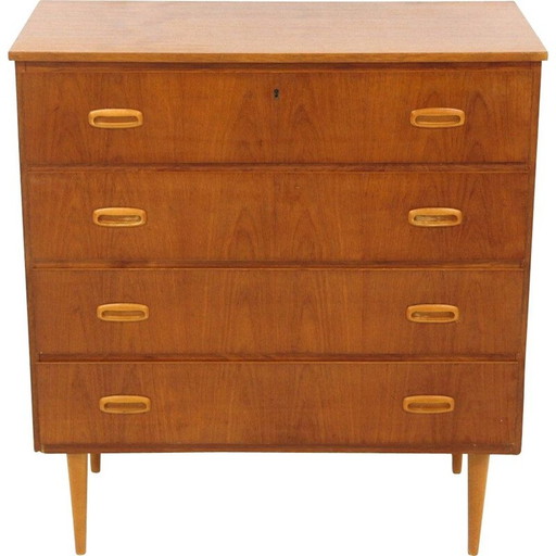 Commode scandinave en teck, Suède 1950