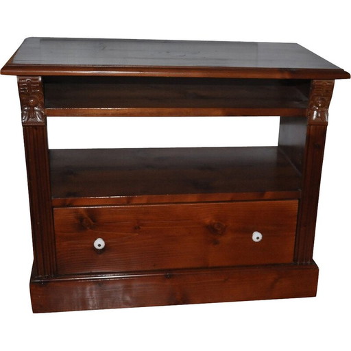 Meuble TV vintage en pin
