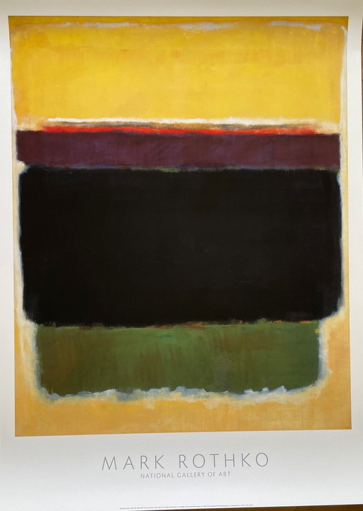 Mark Rothko (1903-1970), Sans titre, 1949, National Gallery Of Art, Washigton, Imprimé aux États-Unis