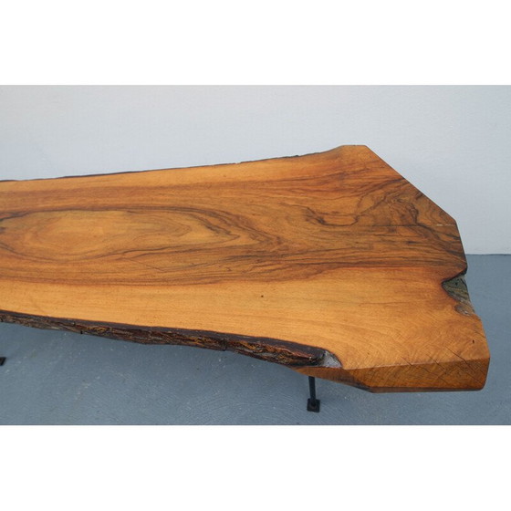 Image 1 of Table basse vintage en noyer, Allemagne 1950