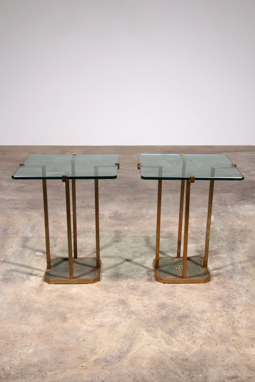 Tables d'appoint T18 de Peter Ghyczy, design des années 1970