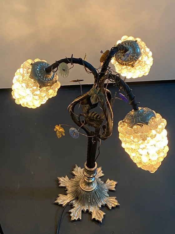 Image 1 of Lampe à poser en raisin du milieu du siècle