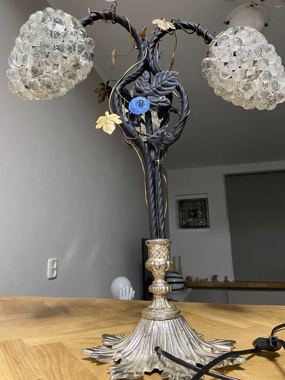 Image 1 of Lampe à poser en raisin du milieu du siècle