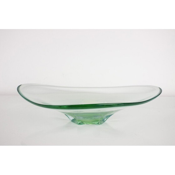 Image 1 of Bol en verre Art du milieu du siècle par Zelezno Borske Sklo, Tchécoslovaquie Années 1960