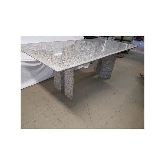 Image 1 of Rare table en granit vintage par Enrico Baleri pour Knoll - 1980