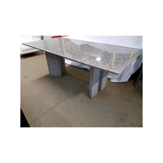 Image 1 of Rare table en granit vintage par Enrico Baleri pour Knoll - 1980