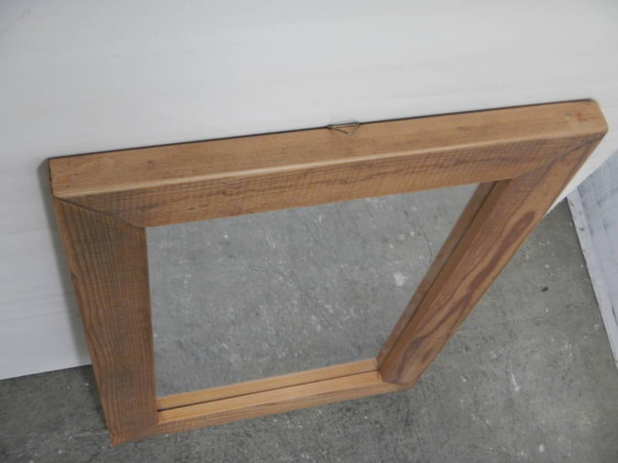 Image 1 of Miroir en bois de sapin 1990